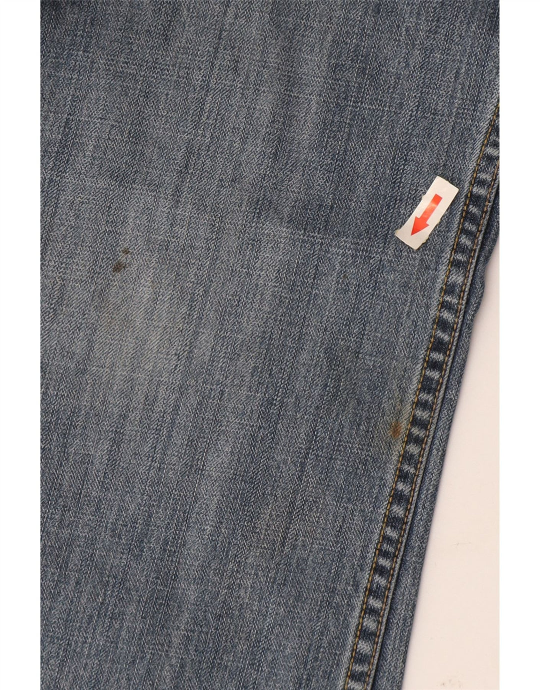 Damskie dżinsy Levi's 527 z niską talią Bootcut W32 L34 Niebieska bawełna
