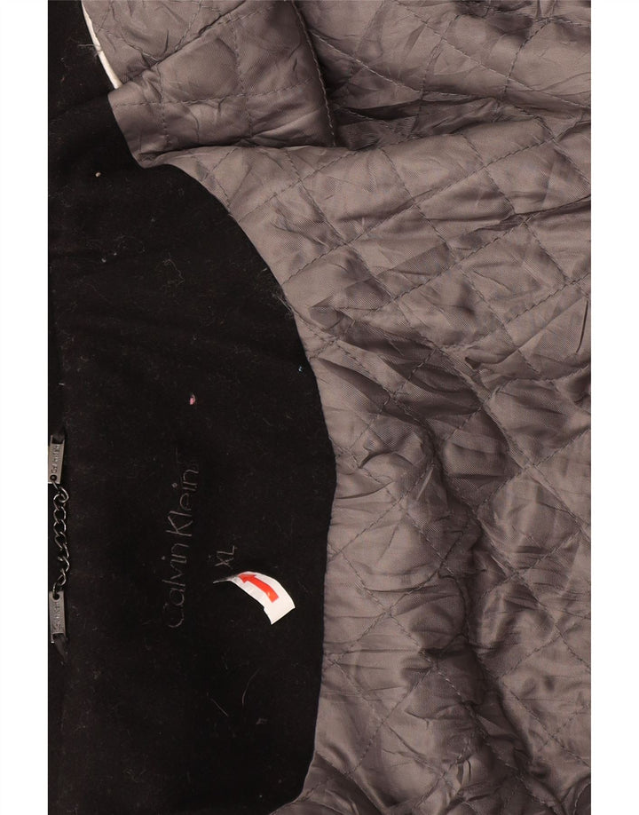 Męska kurtka wojskowa Calvin Klein UK 42 XL, czarna wełna