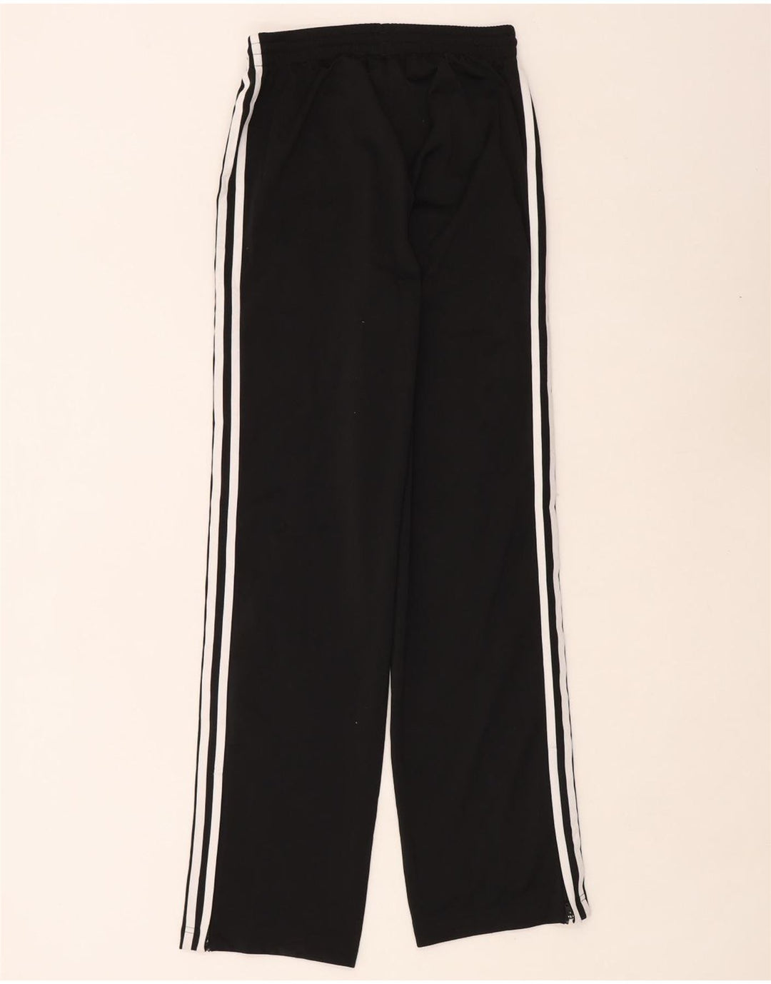 Damskie spodnie dresowe Adidas UK 8, małe, czarne, poliestrowe
