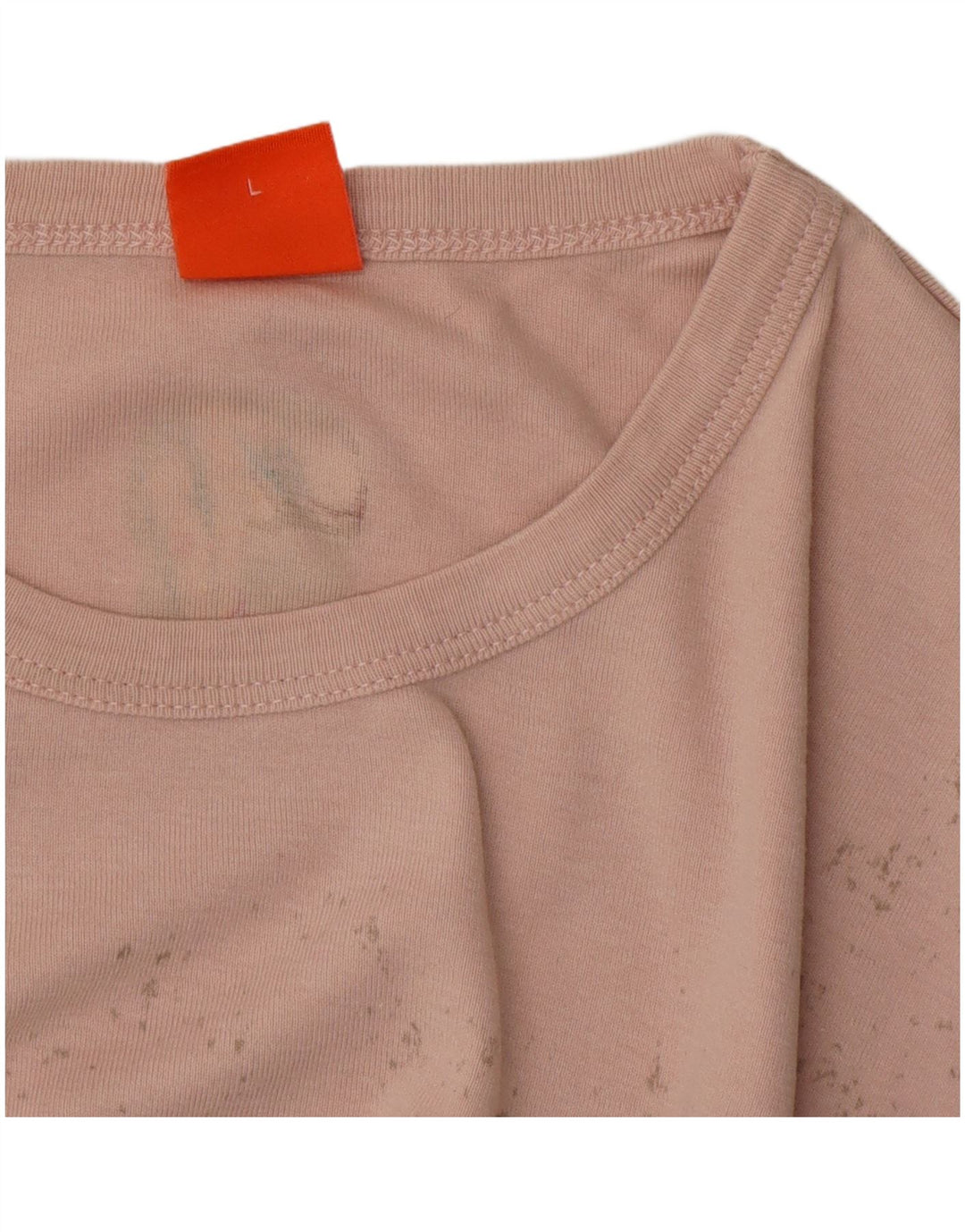 Damska koszulka z grafiką Hugo Boss Top UK 16, duża, różowa