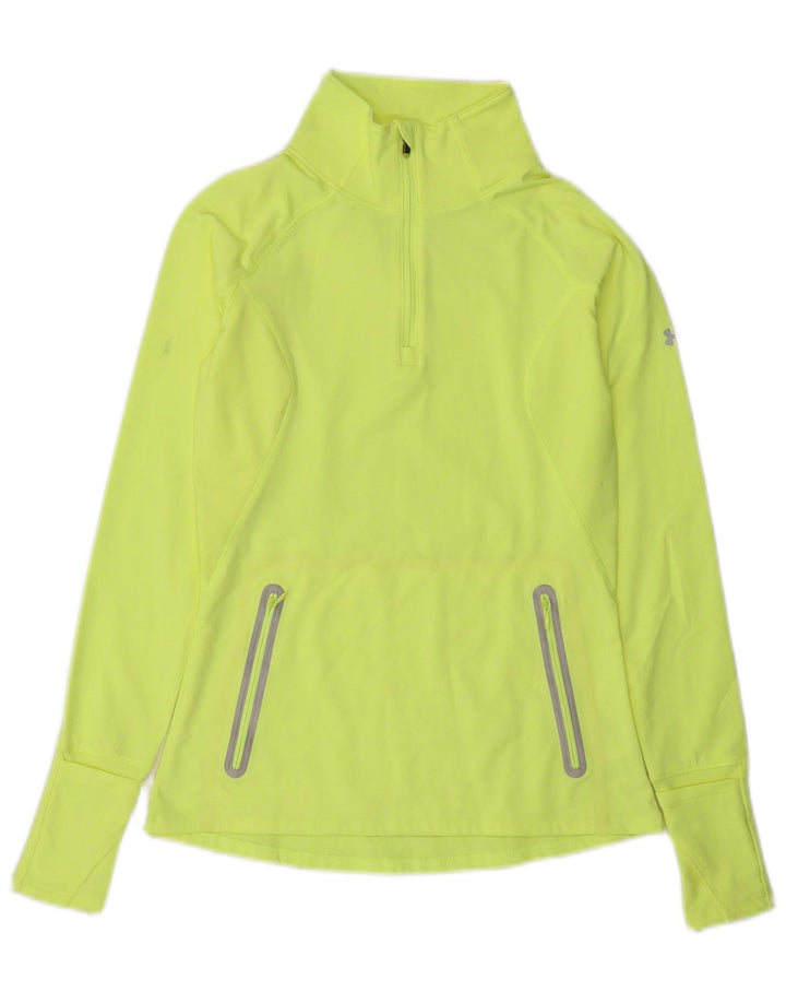 Damski dres Under Armour Cold Gear z pulowerem, UK 8, mały, żółty