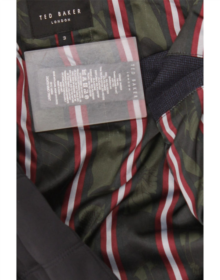 Męska ocieplana kurtka TED BAKER, rozmiar 3, średni granatowy poliester