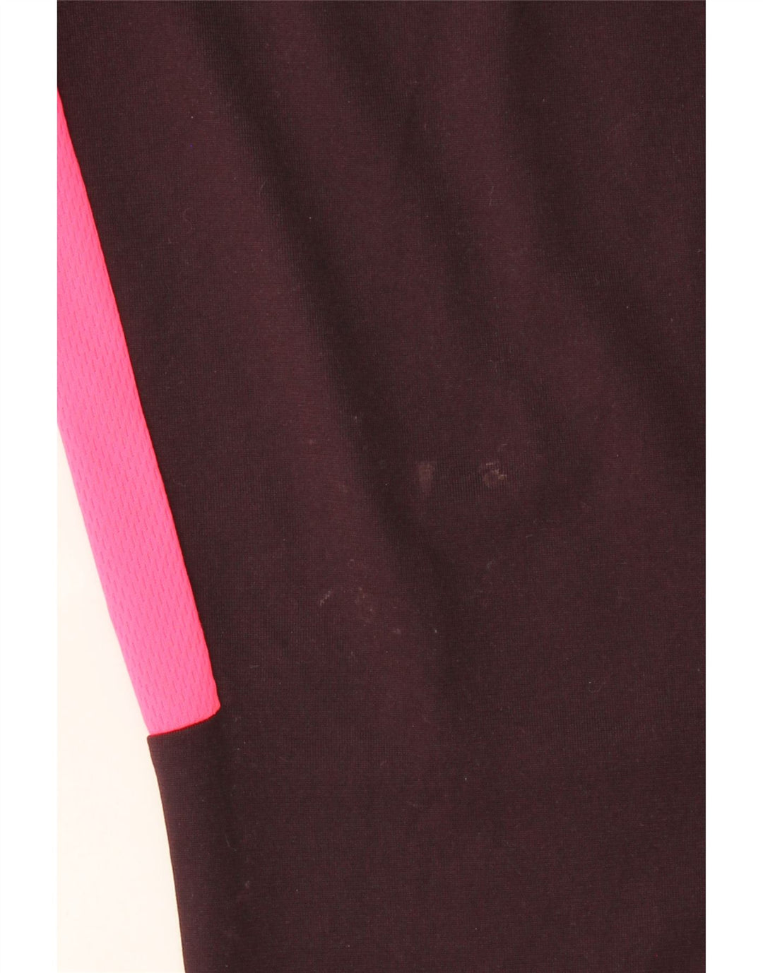 NIKE Womens Tracksuit Trousers UK 14 Medium  Burgundy Colourblock
