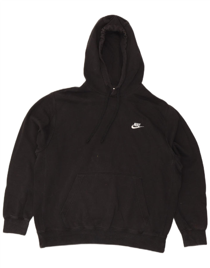Męski sweter z kapturem Nike, duży, czarny, bawełniany