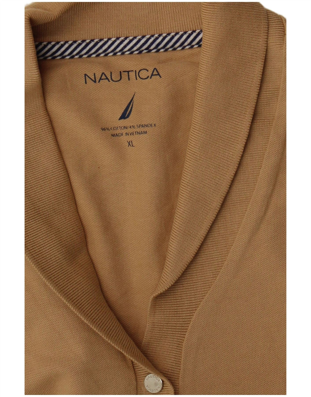 Damska koszulka polo NAUTICA UK 18 XL, beżowa, bawełniana