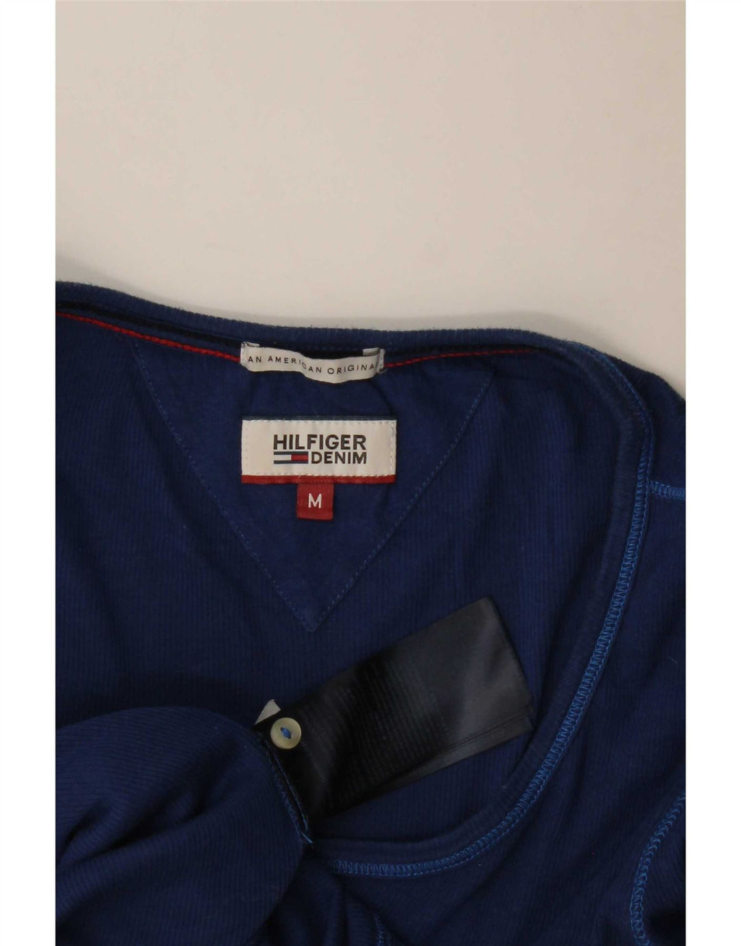 Top damski Tommy Hilfiger z długim rękawem UK 12, średni granatowy