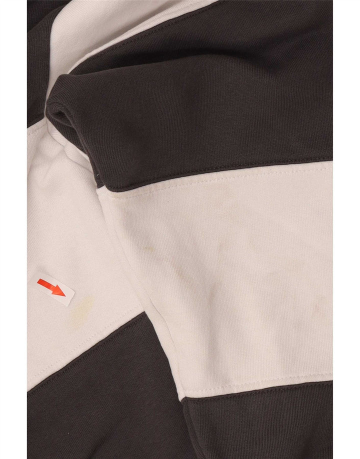Damska bluza oversize typu Crop firmy Levi's UK 14, średnie czarne paski