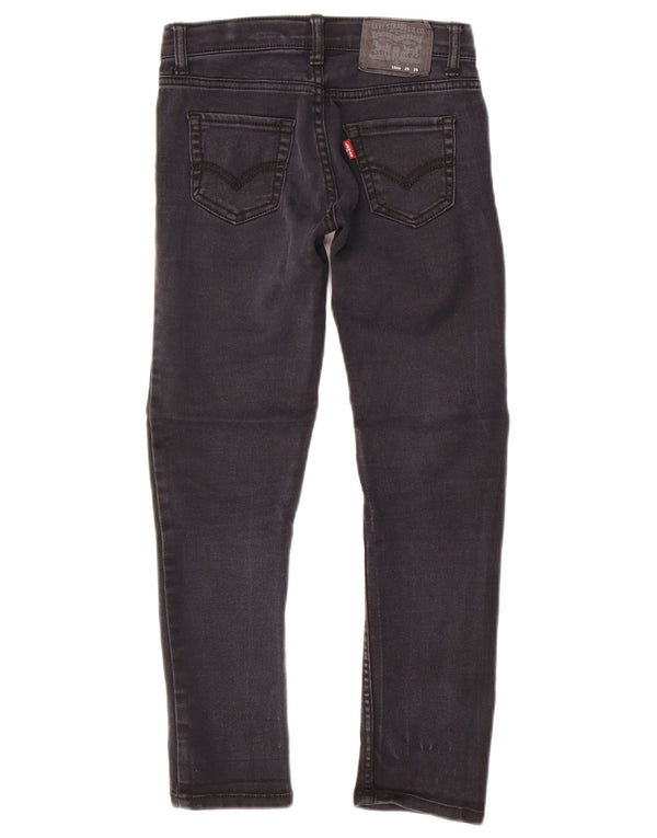Levi's Boys 519 Skinny Jeans 9-10 lat W25 L24 Czarna bawełna