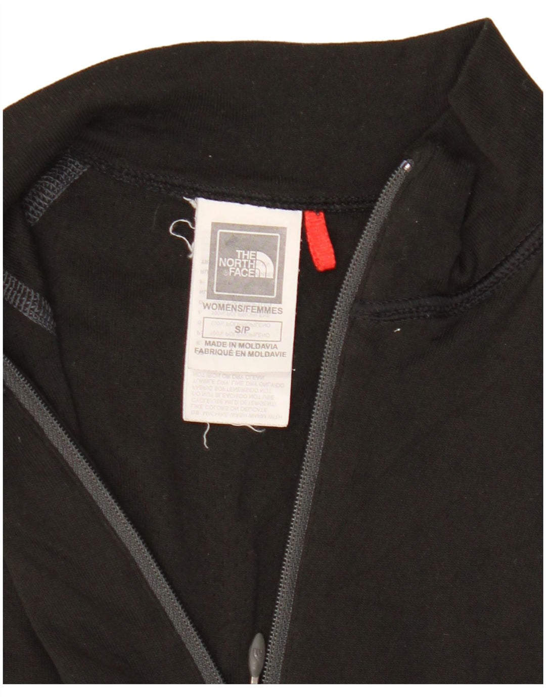 Damski dres The North Face z zamkiem błyskawicznym, UK 8, mały czarny