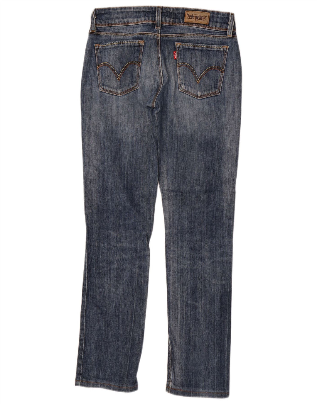 Damskie jeansy Levi's 571 Slim W29 L30 Niebieskie bawełniane