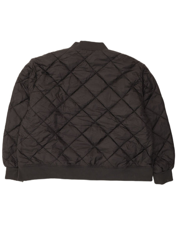 Męska pikowana kurtka DICKIES UK 48 4XL Czarny nylon