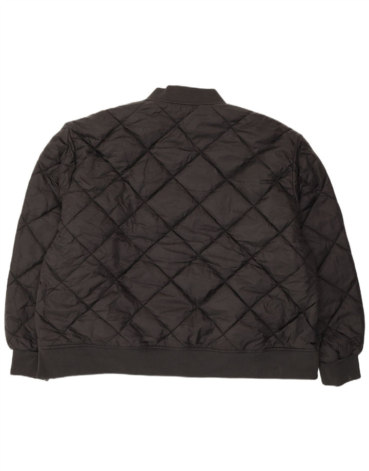 Męska pikowana kurtka DICKIES UK 48 4XL Czarny nylon