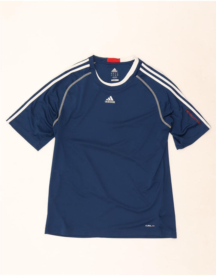 Adidas Męska koszulka Climalite Top, duża, granatowa, z poliestru