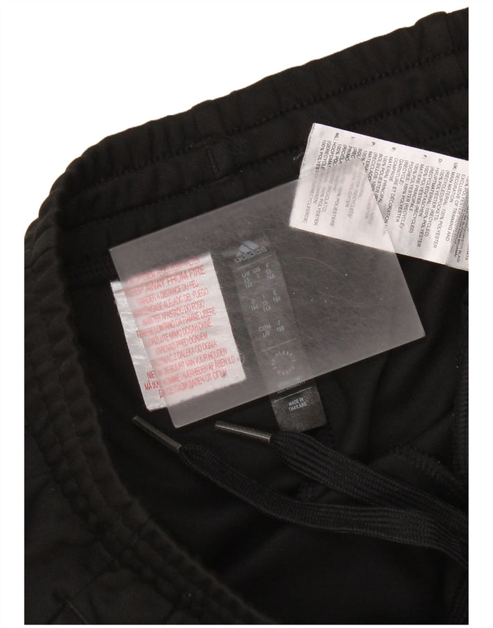 Chłopięce spodenki sportowe Adidas 13-14 lat Czarny poliester z blokami kolorów