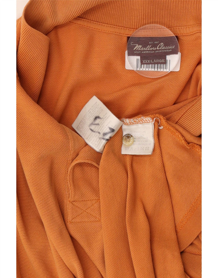 Męska koszulka polo Marlboro Classics 3XL, pomarańczowa, bawełniana