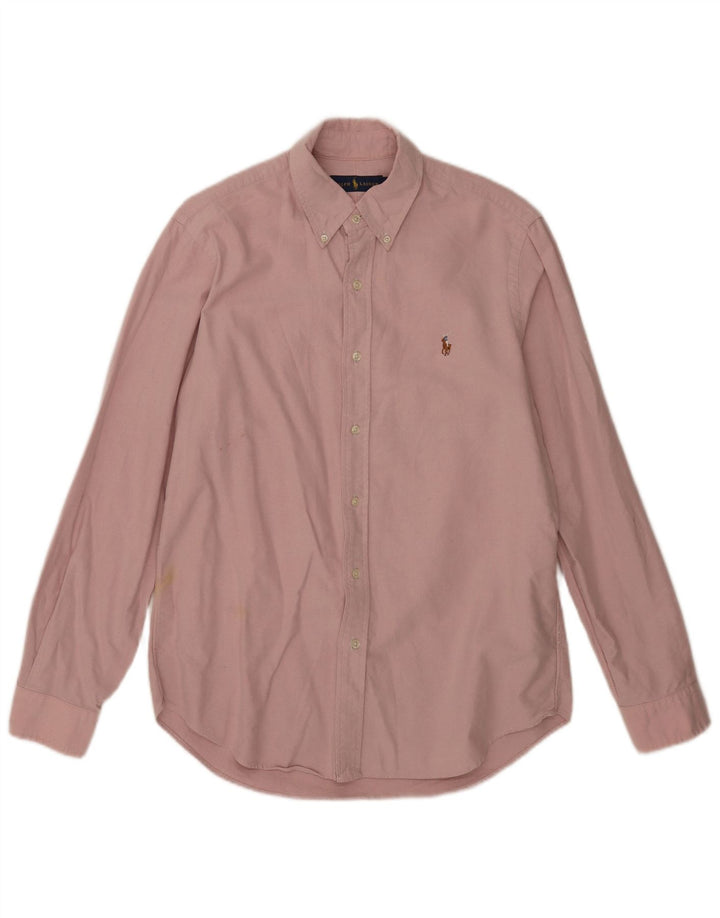 Koszula męska Ralph Lauren, średnia, różowa, bawełniana