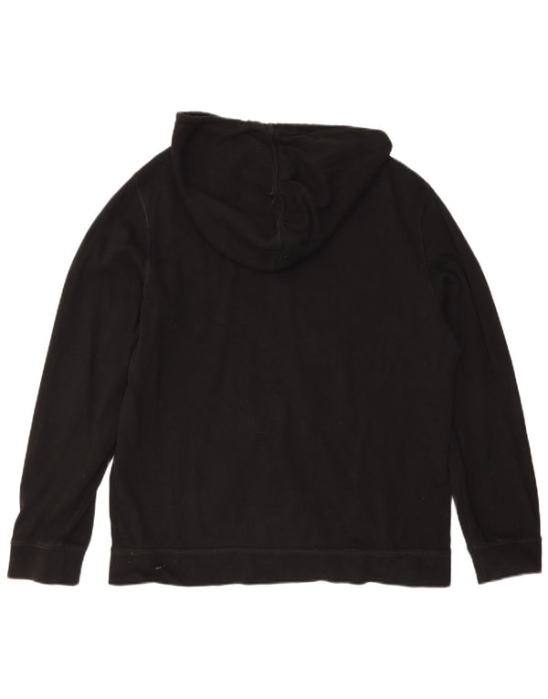 Męski sweter z kapturem i zamkiem Armani Exchange XL, czarny, bawełniany