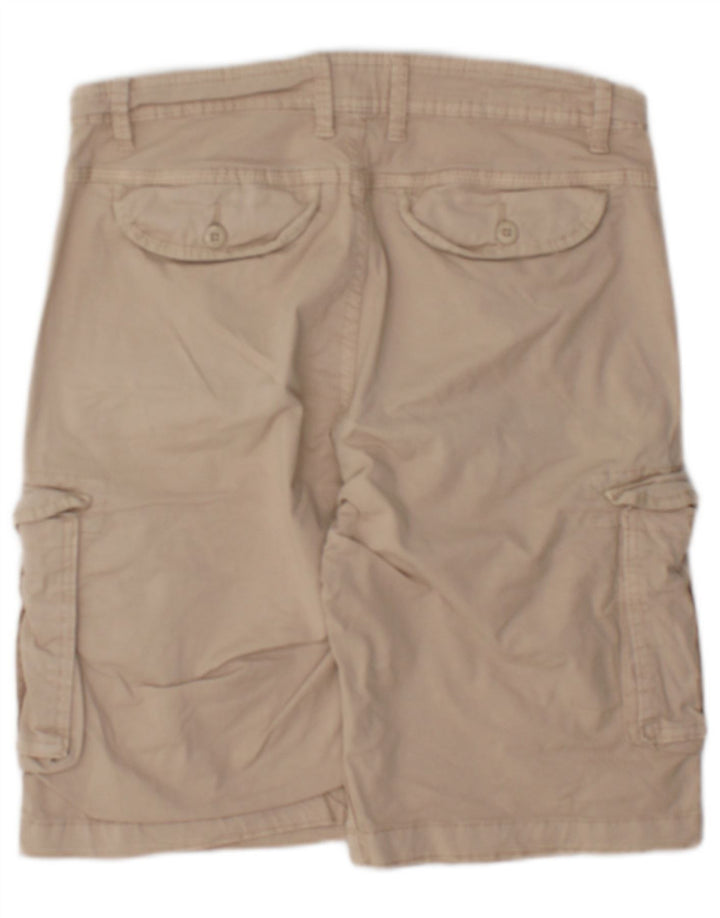 Męskie spodenki cargo Jack & Jones, małe W29, beżowa bawełna