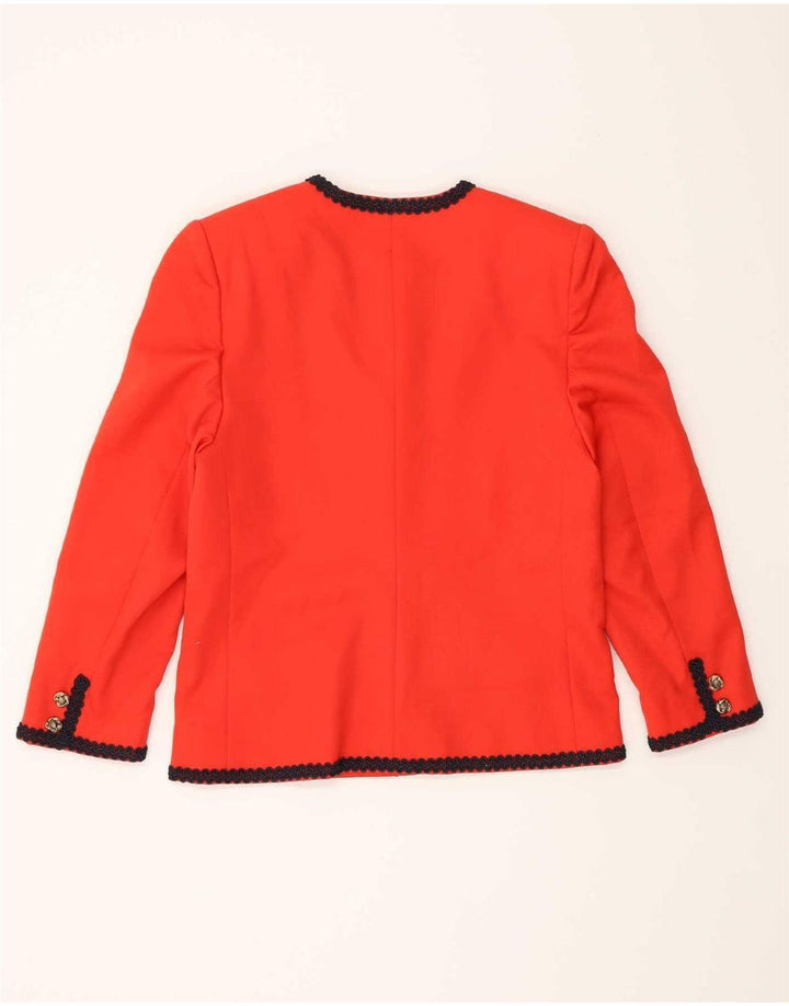 Vintage damski zestaw spódnic zapinanych na 6 guzików, UK 12 Medium W28 Red