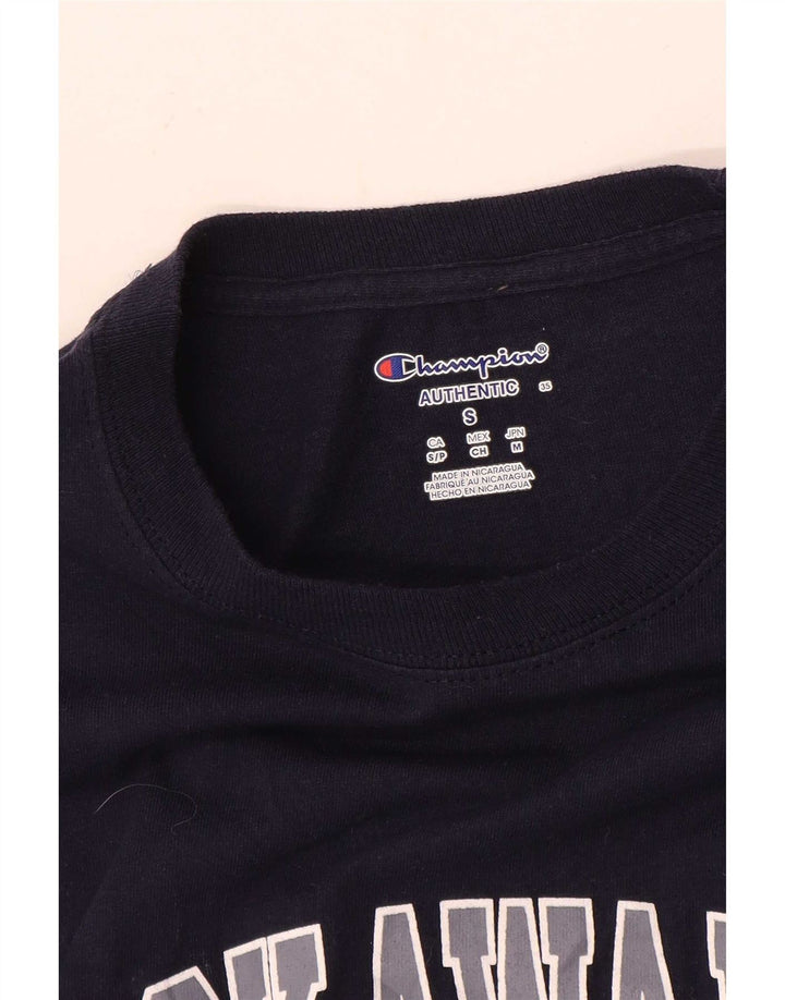 Męski T-shirt Champion z grafiką, mały, granatowy