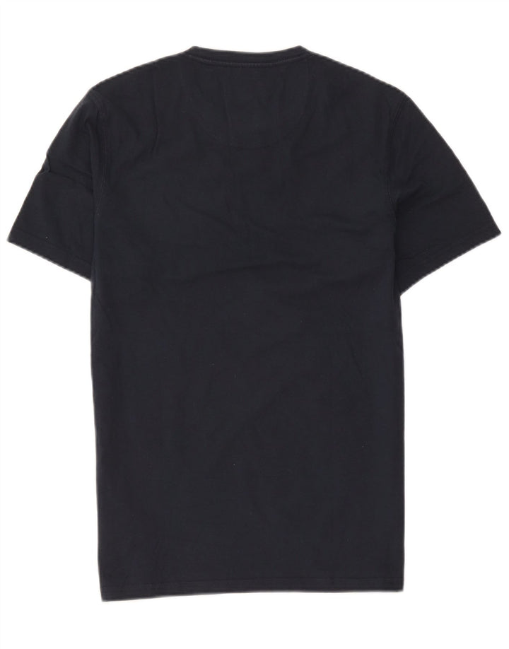 Męski T-shirt z grafiką Barbour o dopasowanym kroju, średni, granatowy, bawełniany