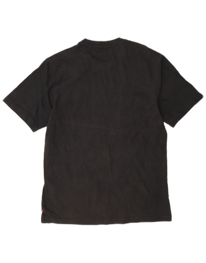 Męski T-shirt Levi's o swobodnym kroju, mały, czarny, bawełniany