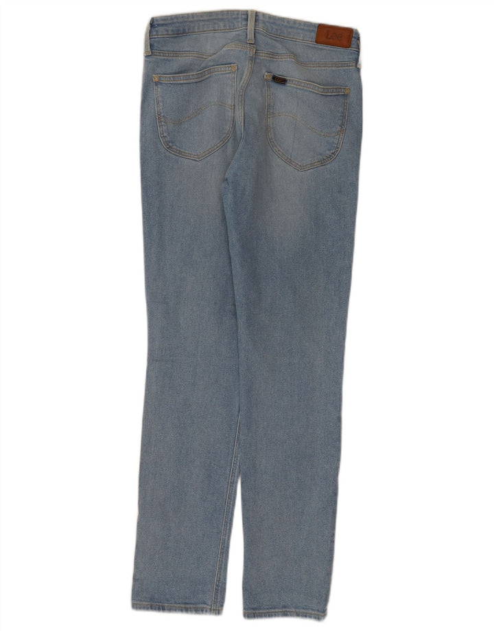 Damskie jeansy Lee Elly Slim W27 L31 Niebieskie bawełniane