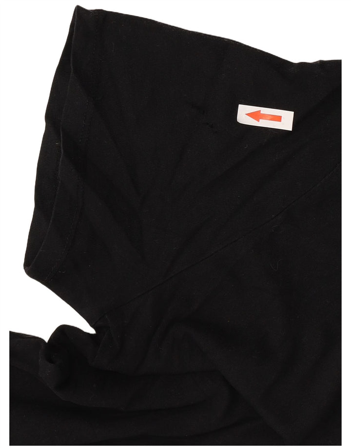 T-shirt damski Zara Top UK 16, duży, czarny