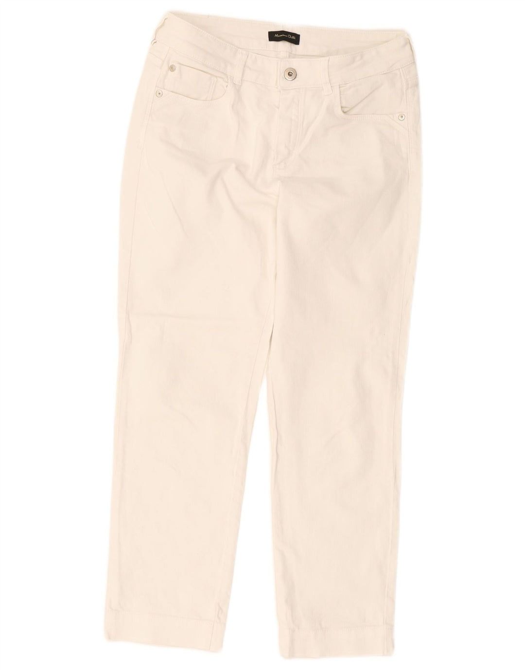 Jeansy damskie Massimo Dutti EU 38 Small W28 L25 Białe