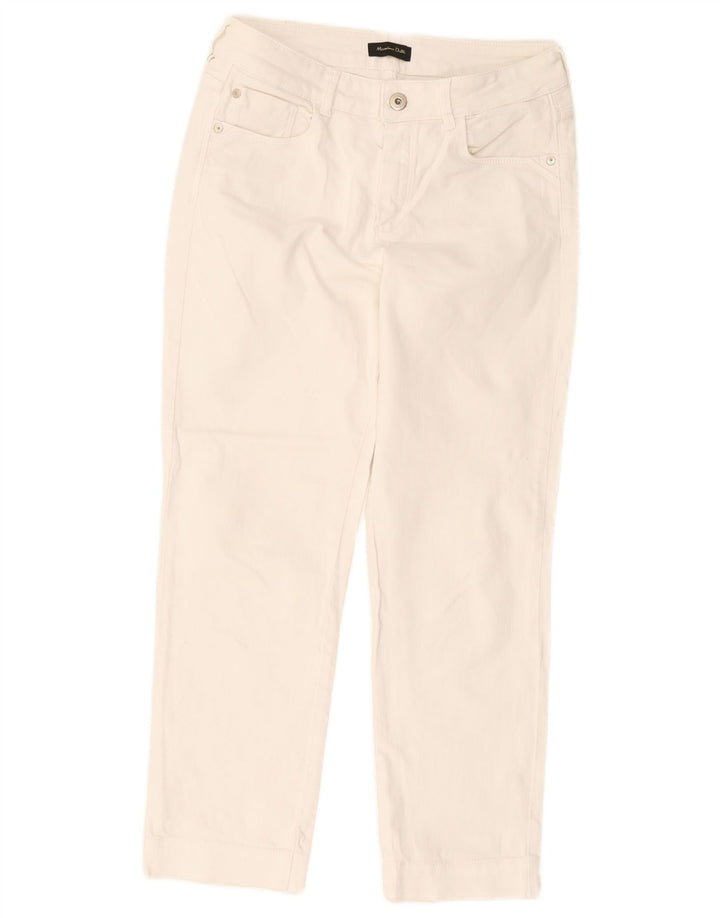 Jeansy damskie Massimo Dutti EU 38 Small W28 L25 Białe