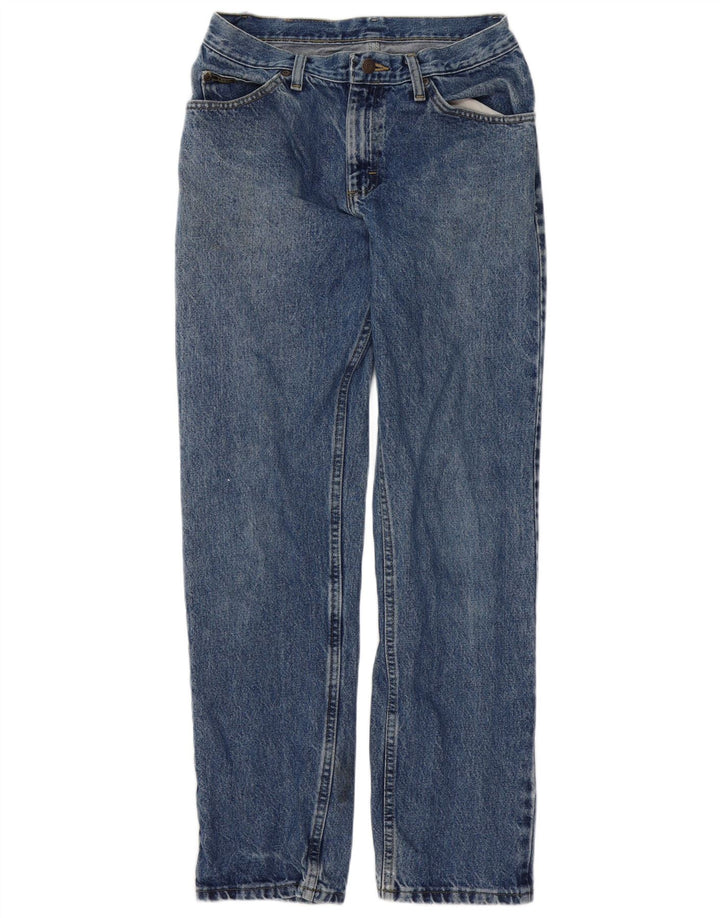 LEE Mens Straight Jeans W31 L32 Blue Cotton
