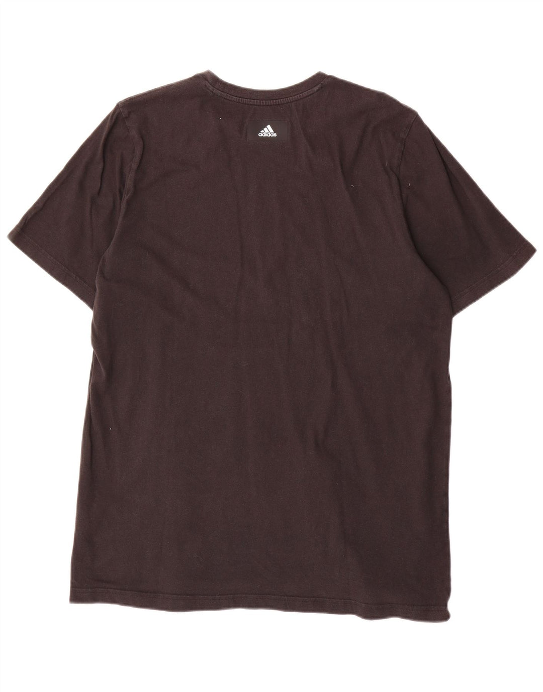 Męski T-shirt z grafiką ADIDAS, duży, czarny, bawełniany