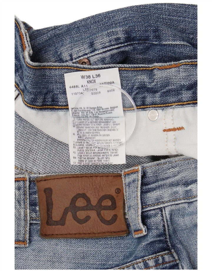 Męskie spodenki jeansowe LEE Knox W38 XL, niebieska bawełna