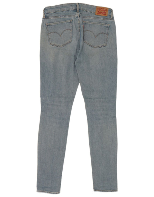 Damskie jeansy Levi's 711 Skinny W27 L28 Niebieskie bawełniane