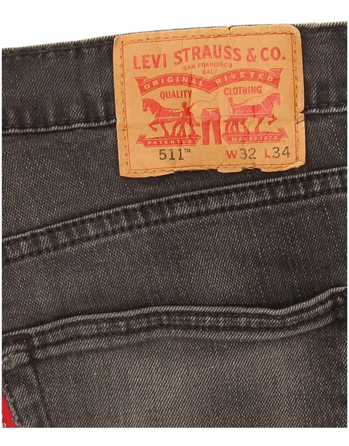 Męskie jeansy Levi's W32 L28 szare
