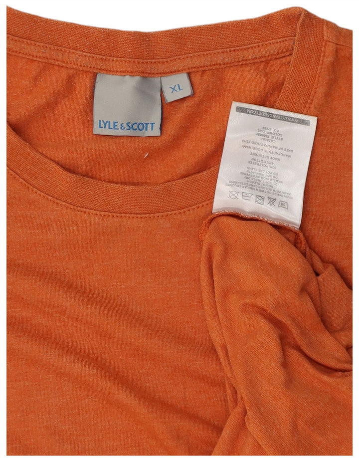 T-shirt męski LYLE & SCOTT Top XL, pomarańczowy, poliester