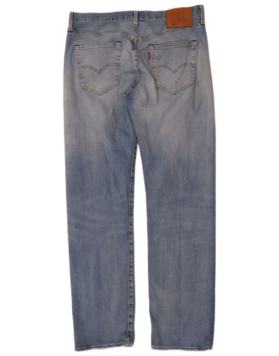 Męskie jeansy Levi's 501 Straight W33 L32 Niebieskie bawełniane