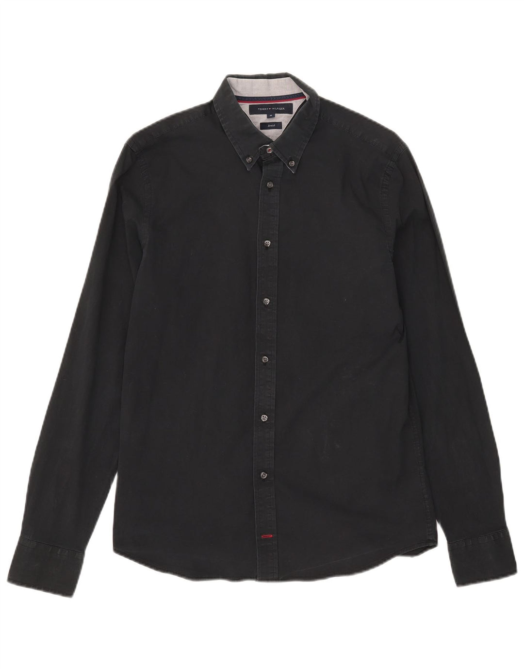 Koszula męska Tommy Hilfiger, średnia czarna, bawełniana