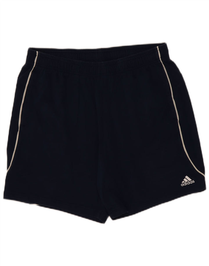 Męskie spodenki sportowe Adidas, duże, granatowe, bawełniane