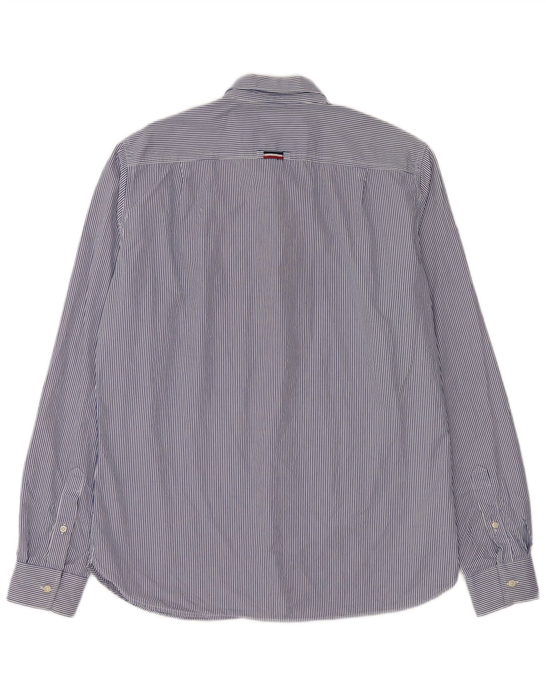 Koszula męska Superdry XL, niebieska, bawełniana w prążki