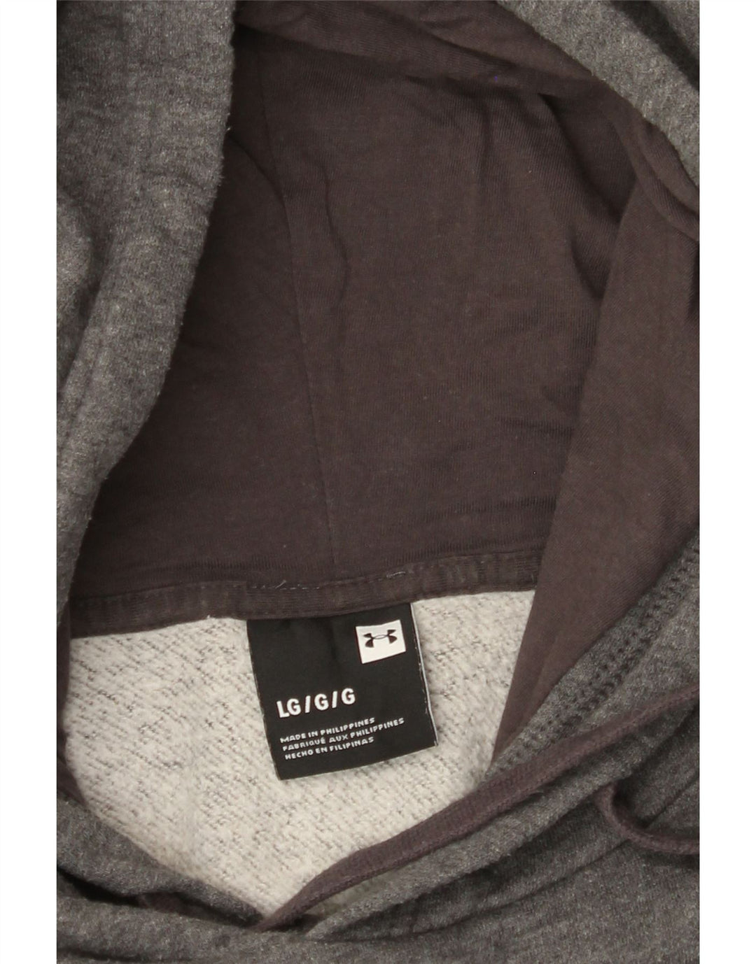 Męski sweter z kapturem UNDER ARMOUR, duży, szary