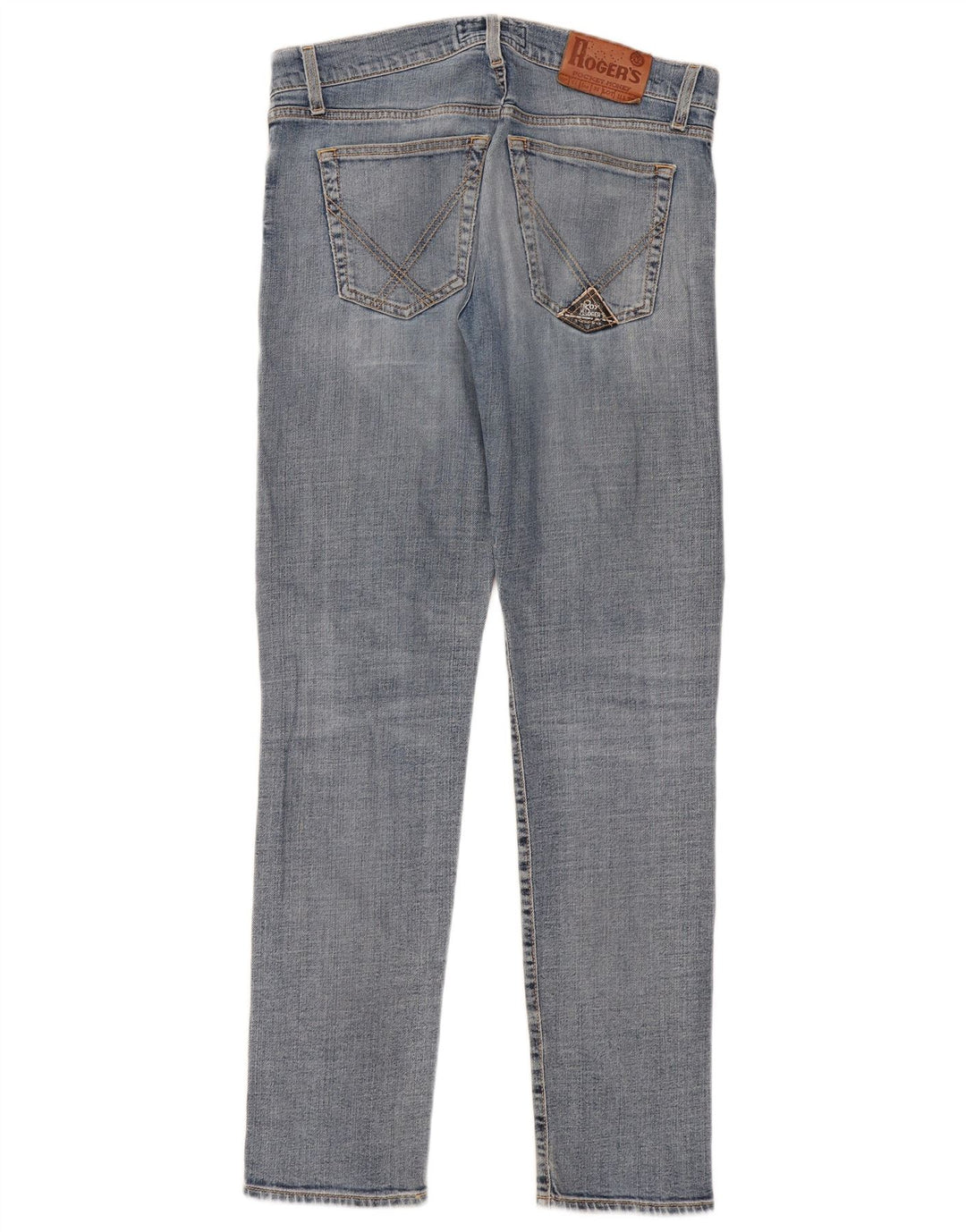 Damskie jeansy slim Roy Rogers W34 L32 Niebieskie bawełniane