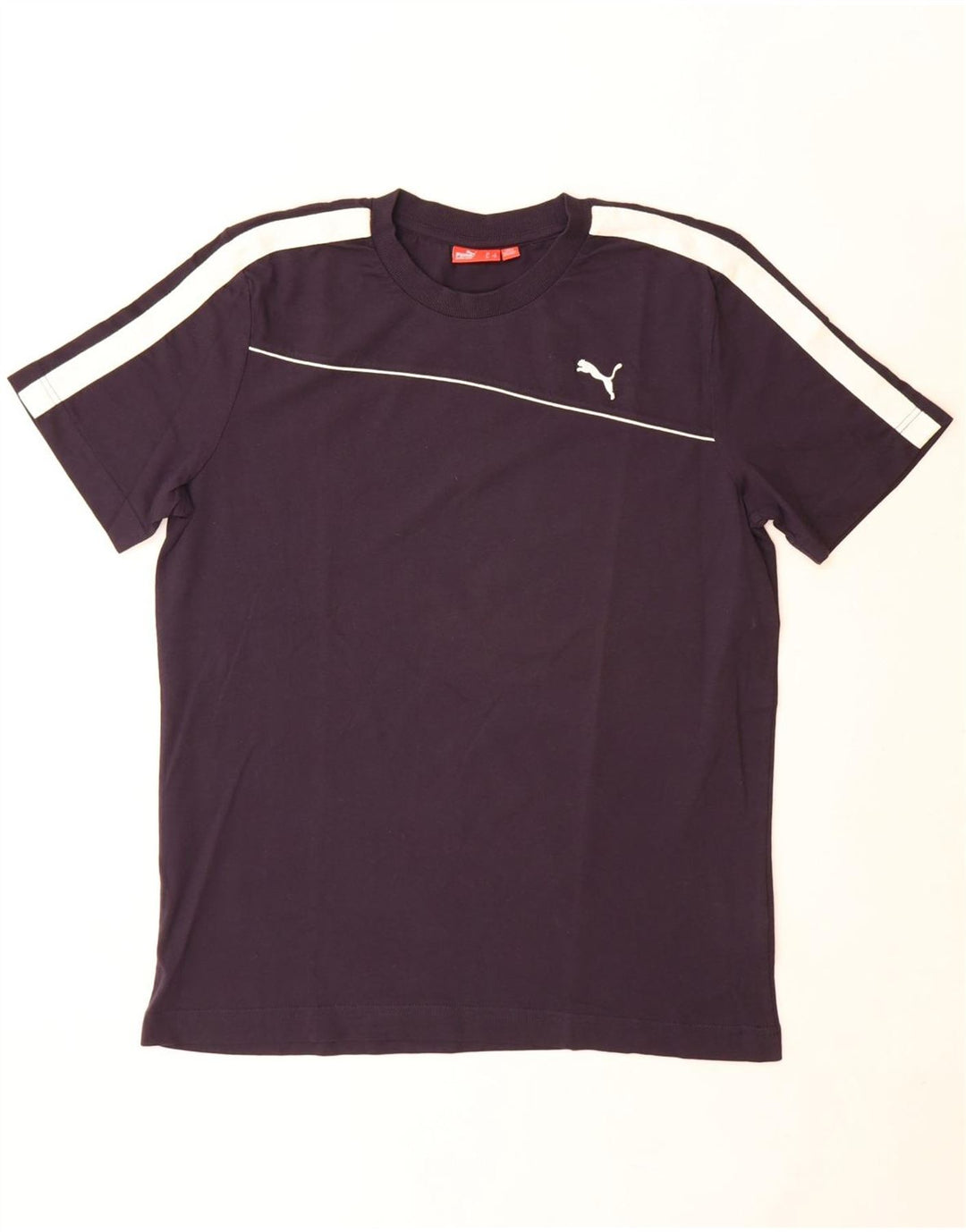 T-shirt męski Puma, duży, bawełniany, w kolorze granatowym