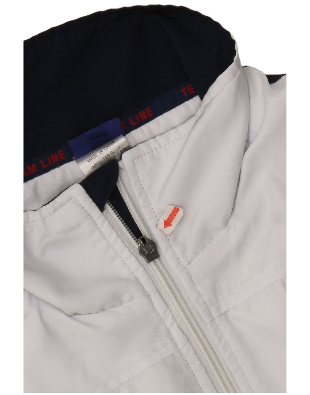 Męska kurtka dresowa ASICS, poliester w kolorze średniej bieli