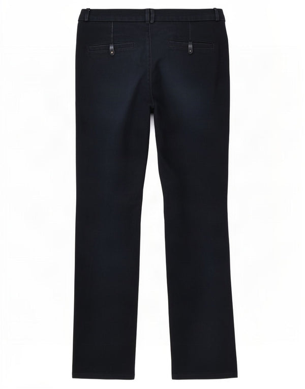 Spodnie damskie Zara Bootcut EU 42 Large W32 L33 Granatowa bawełna