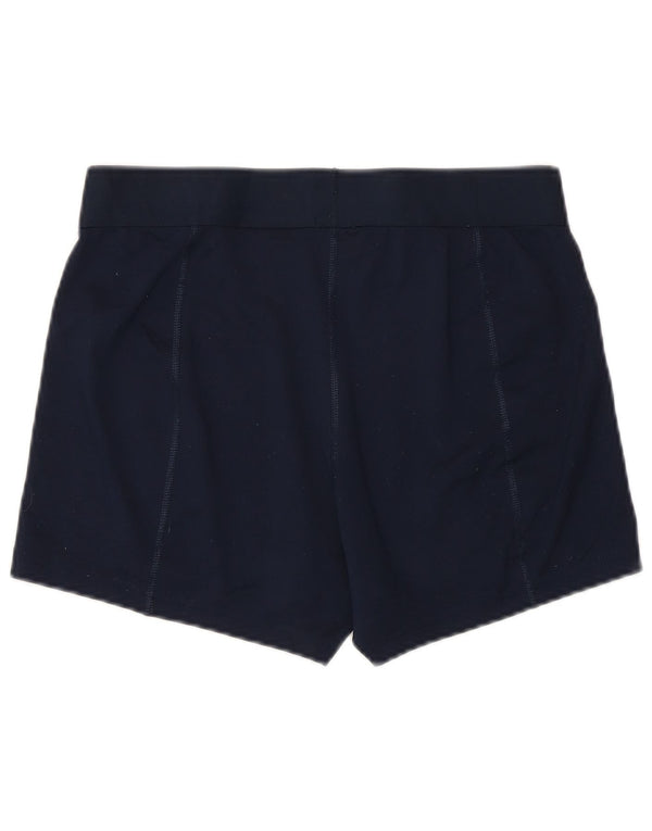 Damskie spodenki sportowe NIKE Dri Fit UK 14, duże, granatowe, poliestrowe