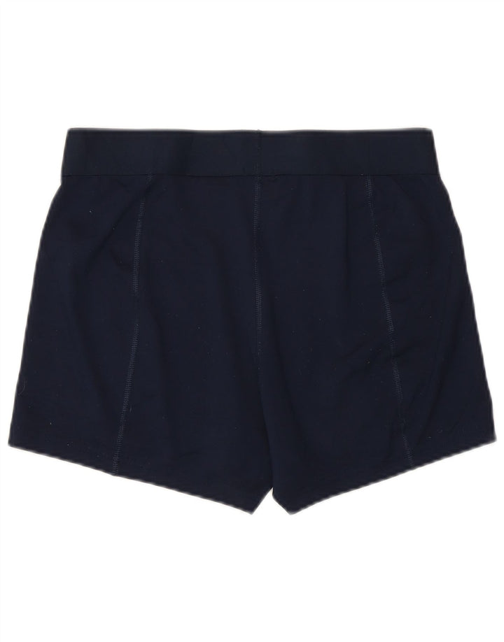 Damskie spodenki sportowe NIKE Dri Fit UK 14, duże, granatowe, poliestrowe