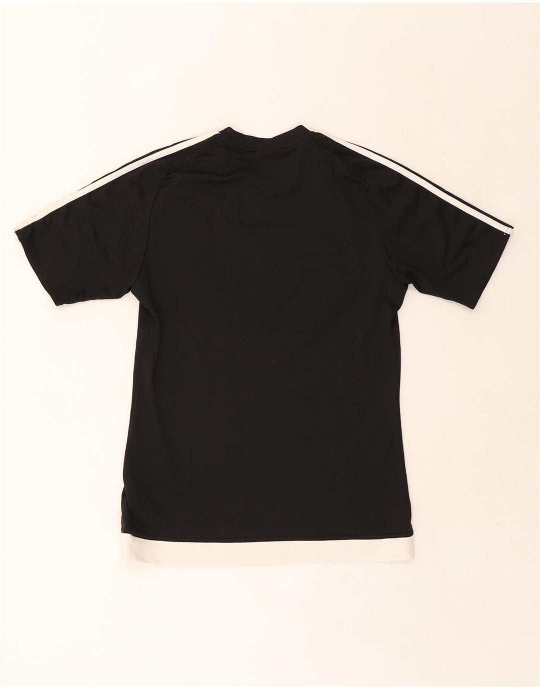 Adidas Męska koszulka Climalite Top, mała, czarna, z blokami kolorów, poliestrowa