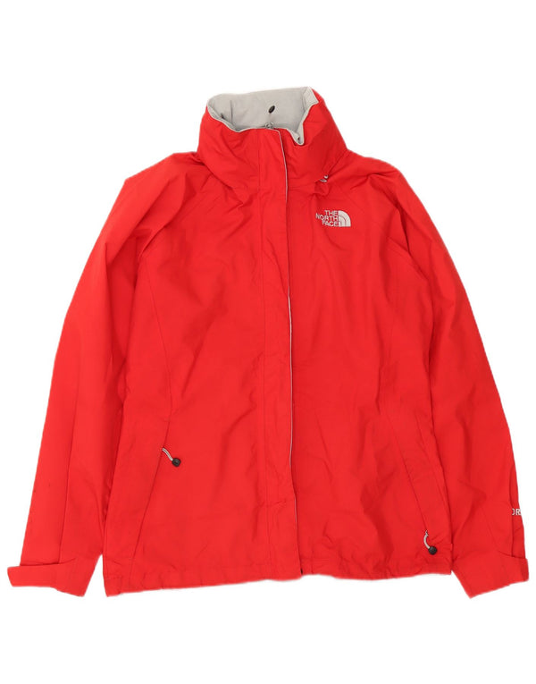 Damska kurtka przeciwdeszczowa z kapturem, oversize, The North Face, UK 10, mała, czerwona