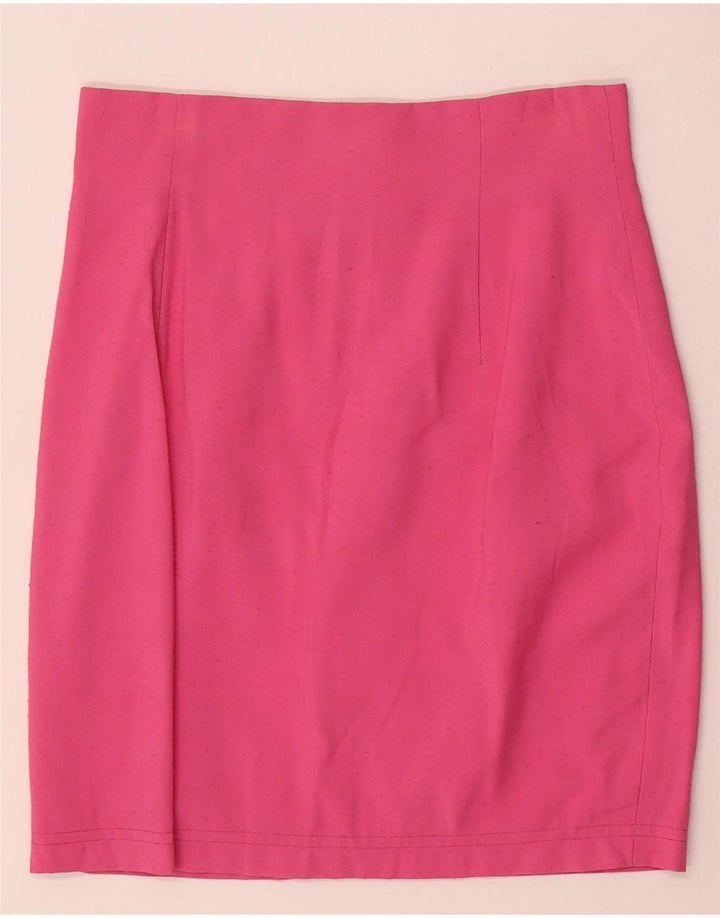 Dwuczęściowy zestaw spódnic damskich z krótkim rękawem w stylu vintage IT 42 Medium W26 Różowy